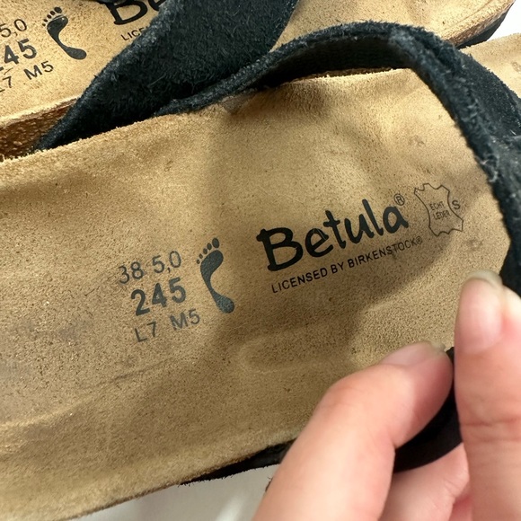Birkenstock Betula Sandals Black Size 7 - Picture 7 of 7